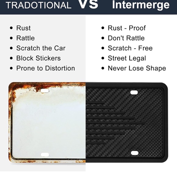 2 pack Intermerge license plates frames - Picture 2 of 8